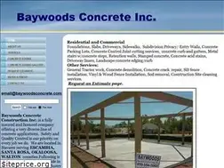 Sites similar to baywoodsconcrete.com