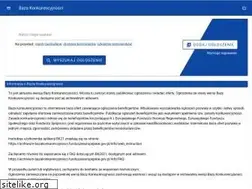 Sites similar to bazakonkurencyjnosci.gov.pl