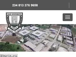 Sites similar to bazeuniversity.edu.ng