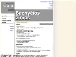 Sites similar to baznycioszinios.lt
