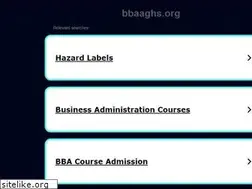 Sites similar to bbaaghs.org
