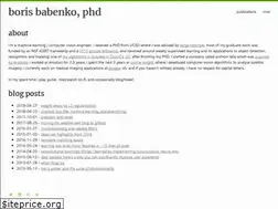 Sites similar to bbabenko.github.io