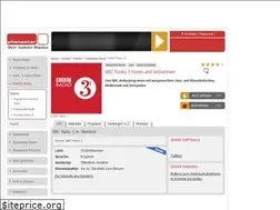 Sites similar to bbcradio3.phonostar.de
