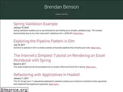 Sites similar to bbenson.co