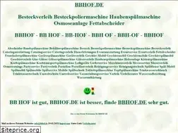 Sites similar to bbhof.de