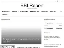 Sites similar to bbi.report
