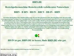 Sites similar to bbin.de
