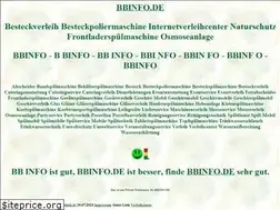 Sites similar to bbinfo.de