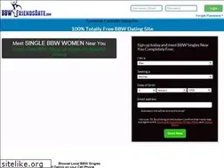Sites similar to bbwfriendsdate.com