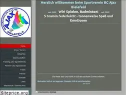 Sites similar to bc-ajax-bielefeld.de