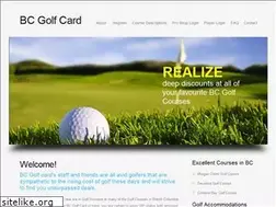 Sites similar to bcgolfcard.com