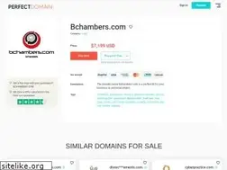 Sites similar to bchambers.com