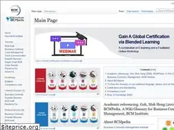 Sites similar to bcmpedia.org