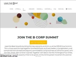Sites similar to bcorpsummit.net