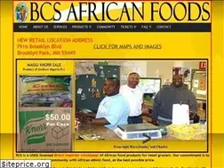 Sites similar to bcsafricanfoods.com