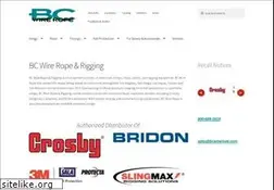 Sites similar to bcwirerope.com