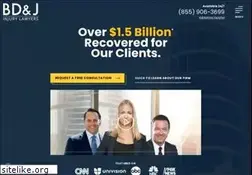 Sites similar to bdjinjurylawyers.com