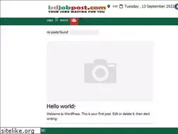 Sites similar to bdjobpost.com