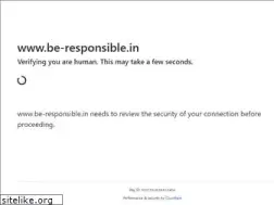 Sites similar to be-responsible.in