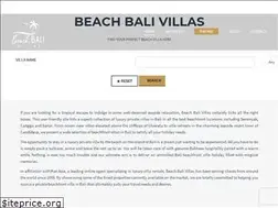 Sites similar to beachbalivillas.com