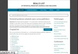 Sites similar to beallslist.net