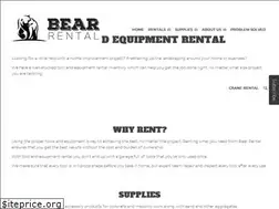 Sites similar to bear-rental.com