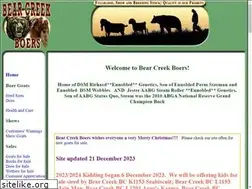 Sites similar to bearcreekboers.com