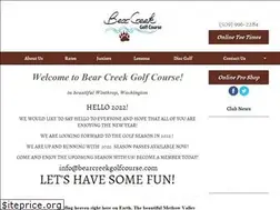 Sites similar to bearcreekgolfcourse.com