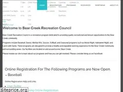 Sites similar to bearcreekrec.org