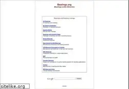 Sites similar to bearings.org