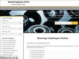 Sites similar to bearingsize.info