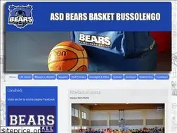 Sites similar to bearsbasketbussolengo.it