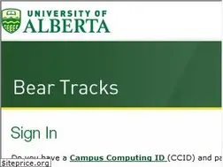 Sites similar to beartracks.ualberta.ca