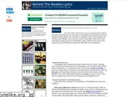 Sites similar to beatleslyrics.eu