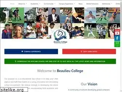 Sites similar to beaulieucollege.org