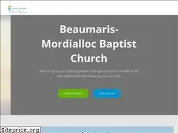 Sites similar to beaumarisbaptist.org.au