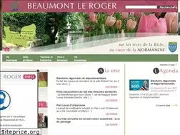 Sites similar to beaumont-le-roger.fr