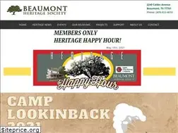 Sites similar to beaumontheritage.org