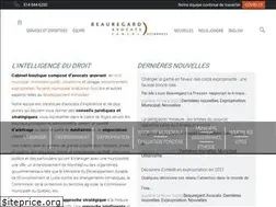 Sites similar to beauregardavocats.com