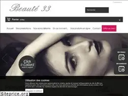 Sites similar to beaute33.fr