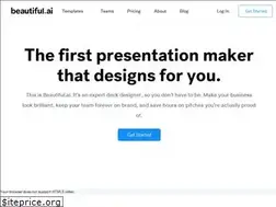 Sites similar to beautiful.ai