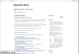 Sites similar to beautifulbeta.blogspot.com