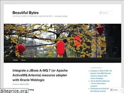 Sites similar to beautifulbytes.wordpress.com