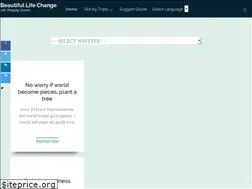 Sites similar to beautifullifechange.com