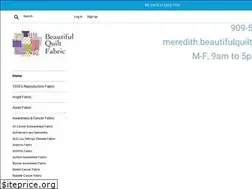 Sites similar to beautifulquiltfabric.net
