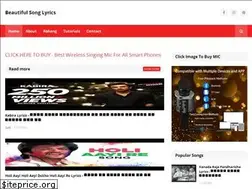 Sites similar to beautifulsonglyrics.com