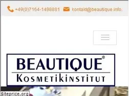 Sites similar to beautique.info