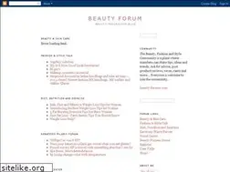 Sites similar to beauty-forums.blogspot.com