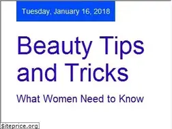 Sites similar to beauty-tips-and-tricks.com