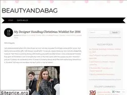 Sites similar to beautyandabag.wordpress.com